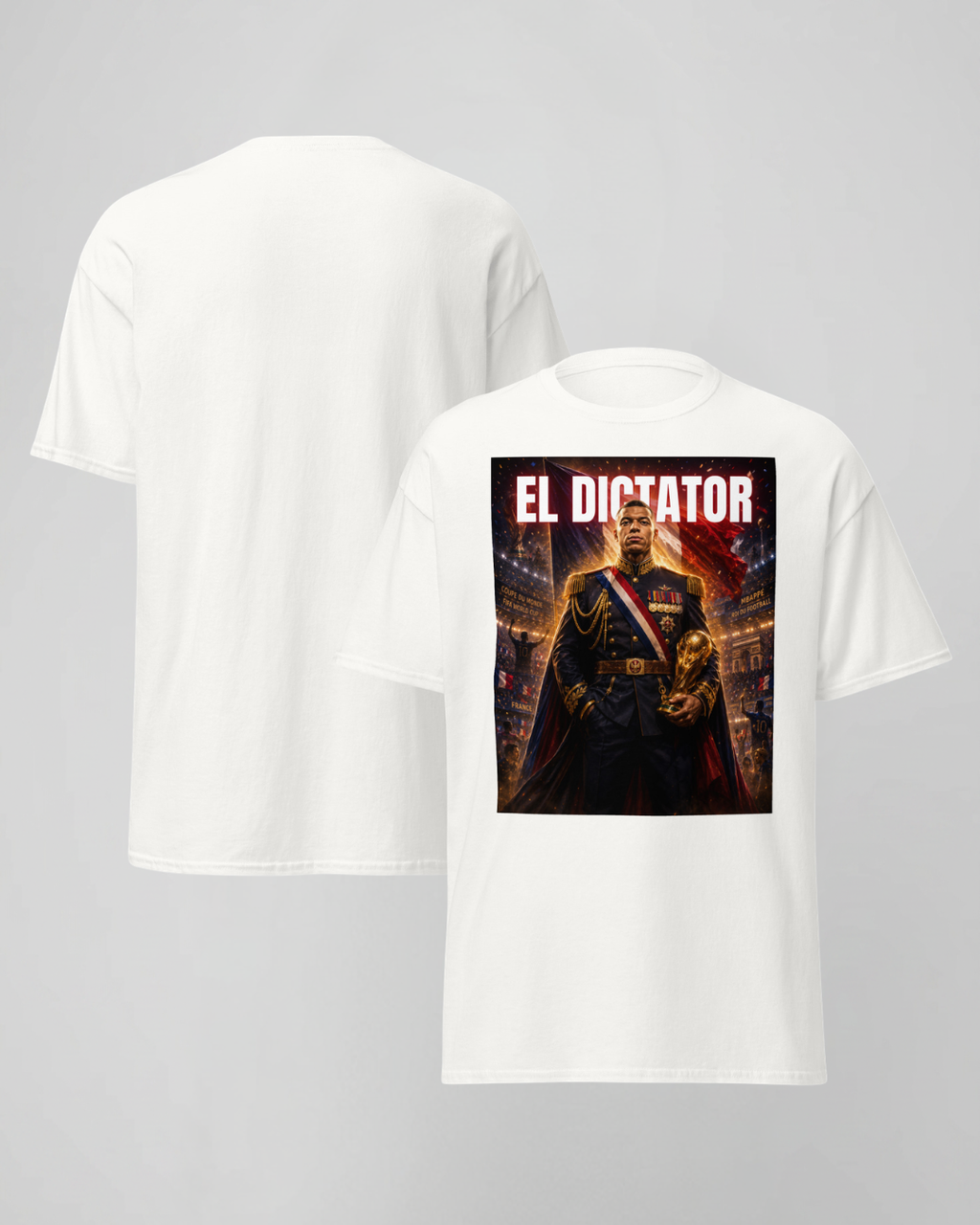 T-shirt DEVANT fond rouge