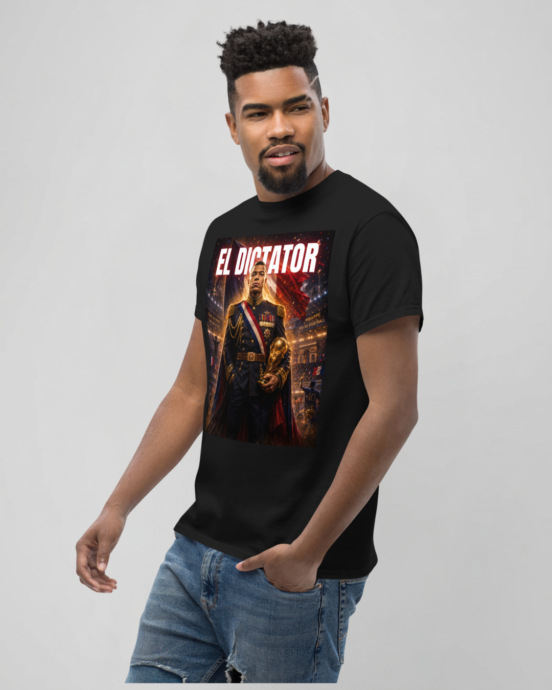 T-shirt DEVANT fond rouge