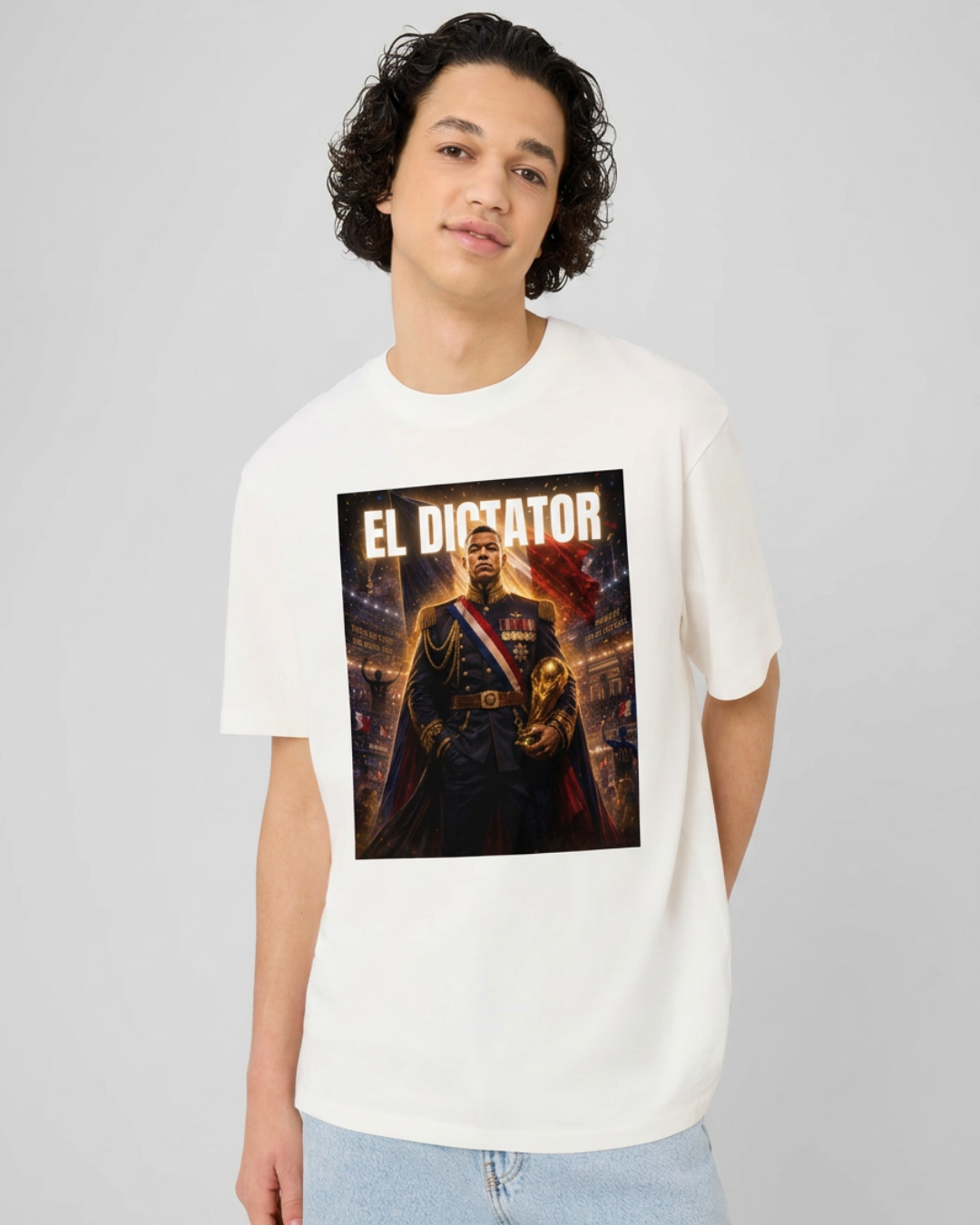 T-shirt DEVANT fond doré