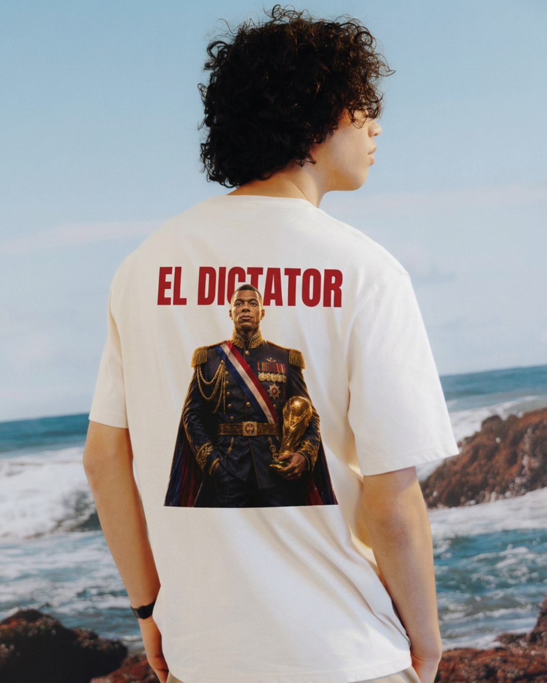 T-Shirt DOS Sans fond Rouge