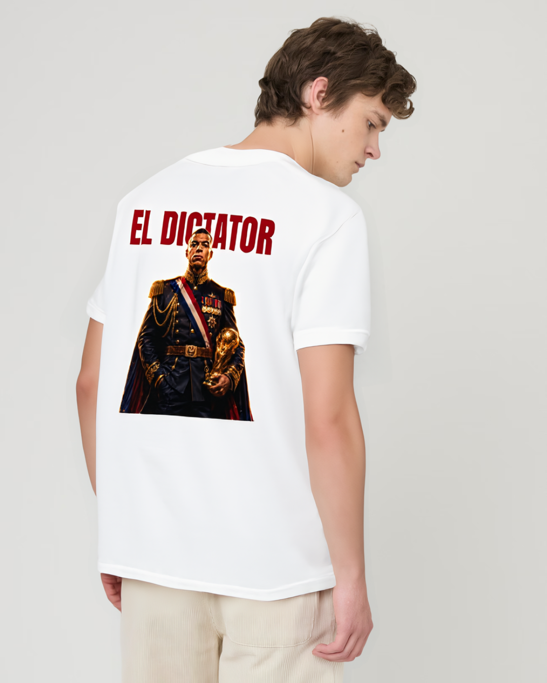T-Shirt DOS Sans fond Rouge
