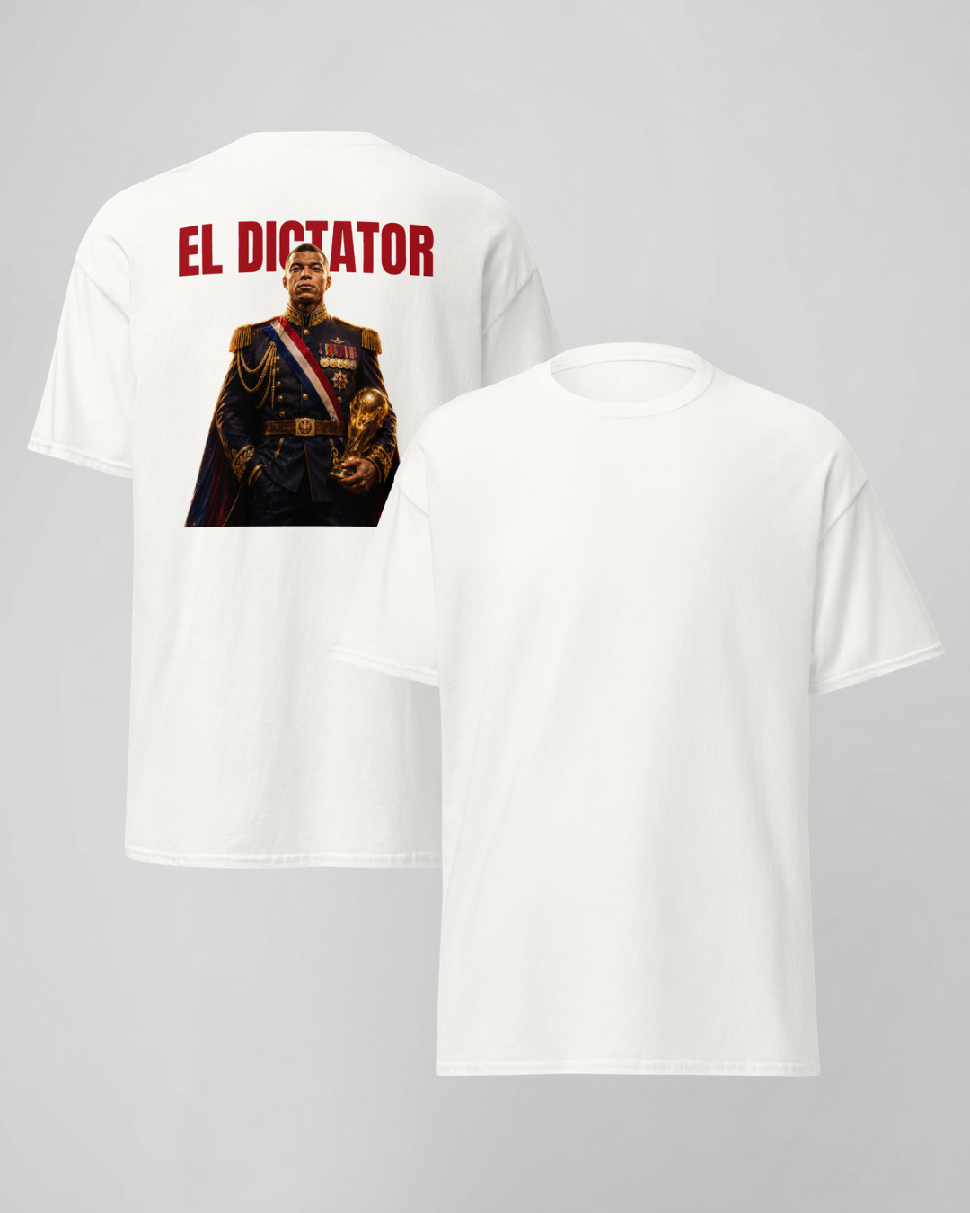 T-Shirt DOS Sans fond Rouge