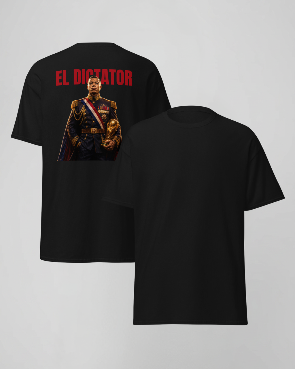 T-Shirt DOS Sans fond Rouge