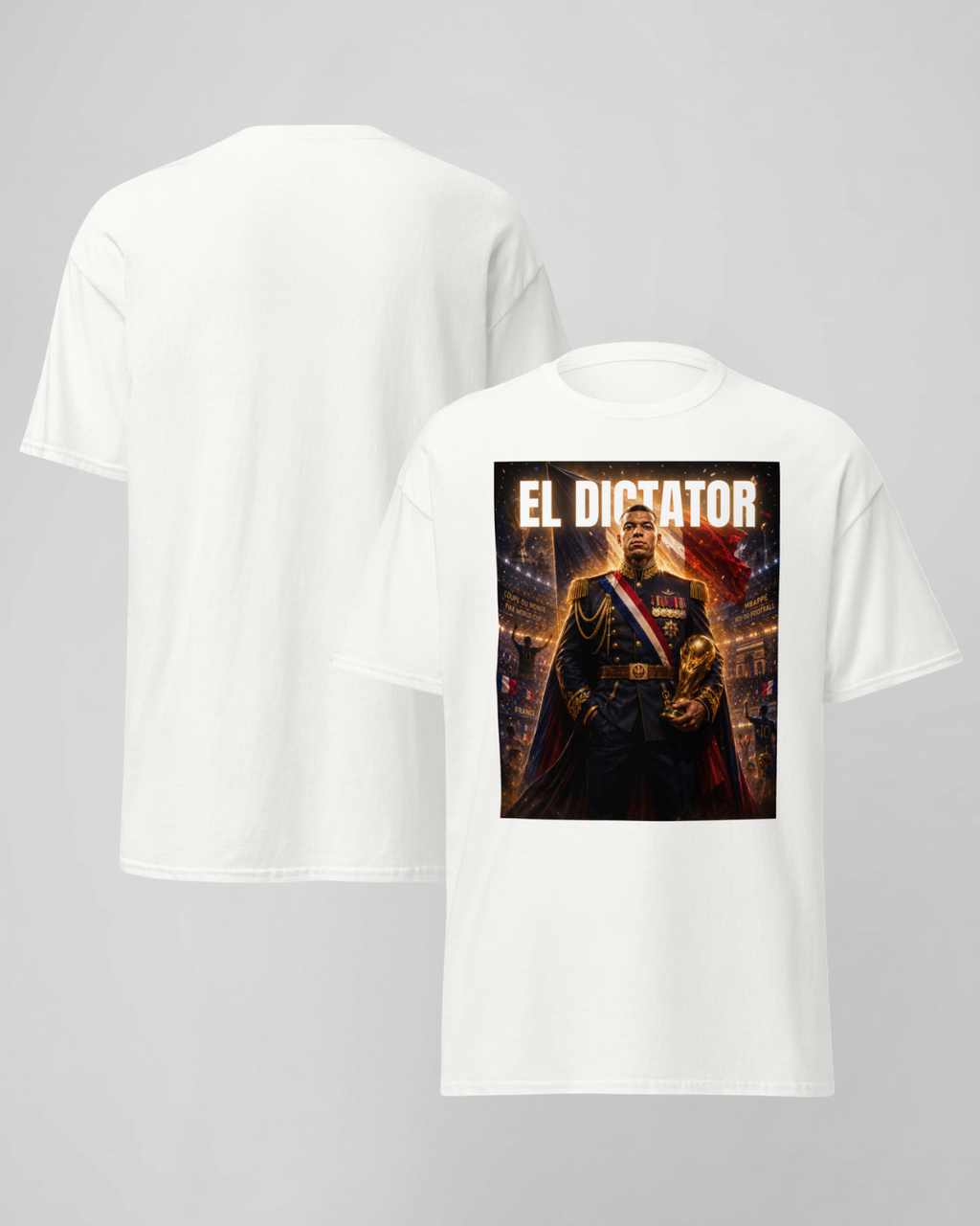 T-shirt DEVANT fond doré