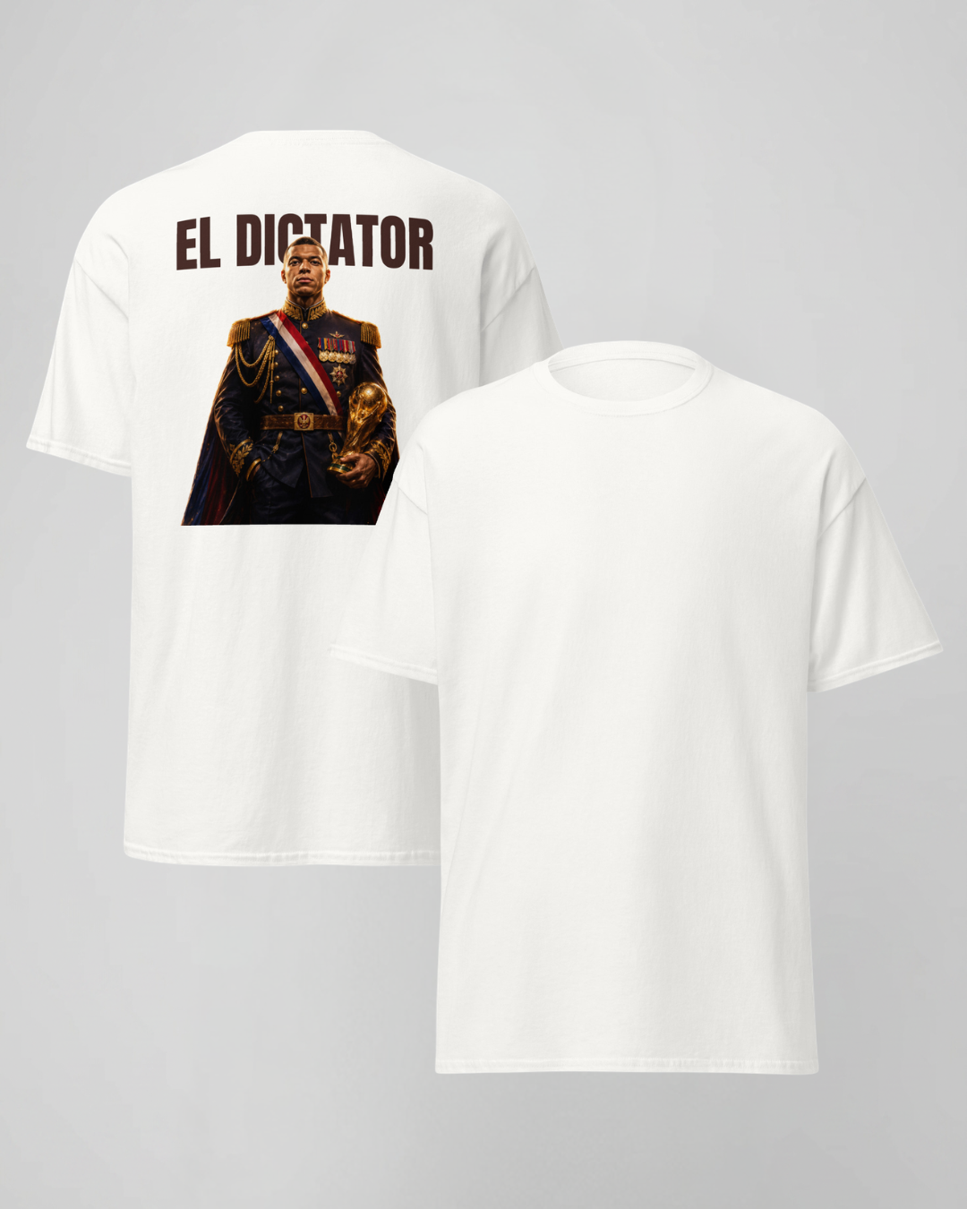 T-Shirt DOS sans fond marron