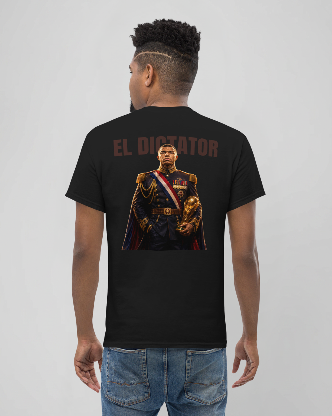 T-Shirt DOS sans fond marron