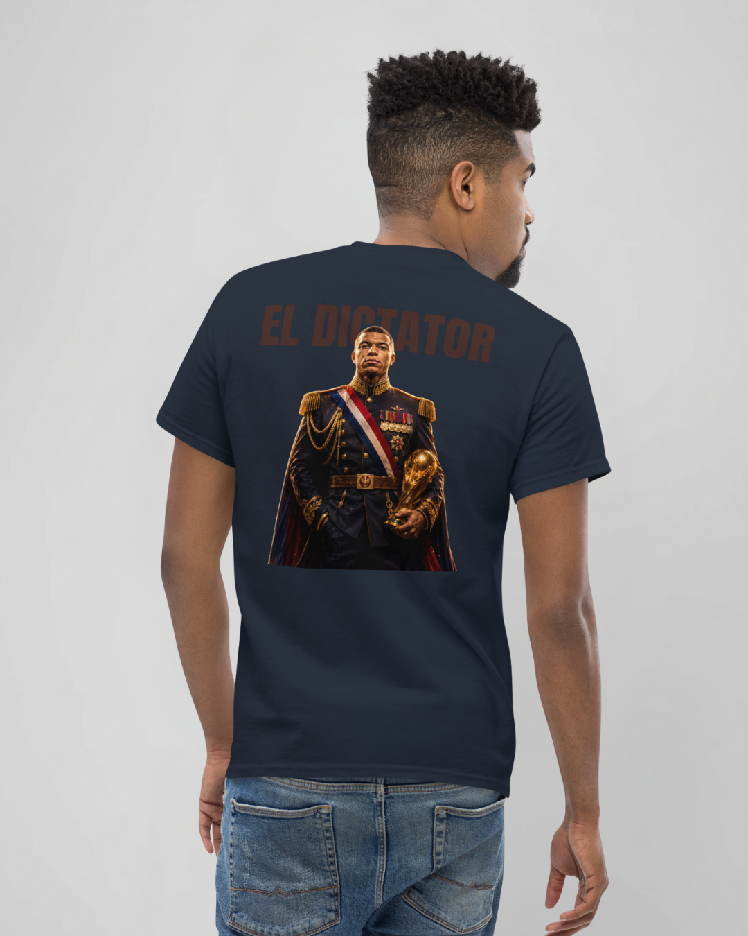 T-Shirt DOS sans fond marron