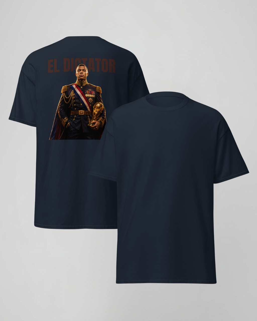 T-Shirt DOS sans fond marron