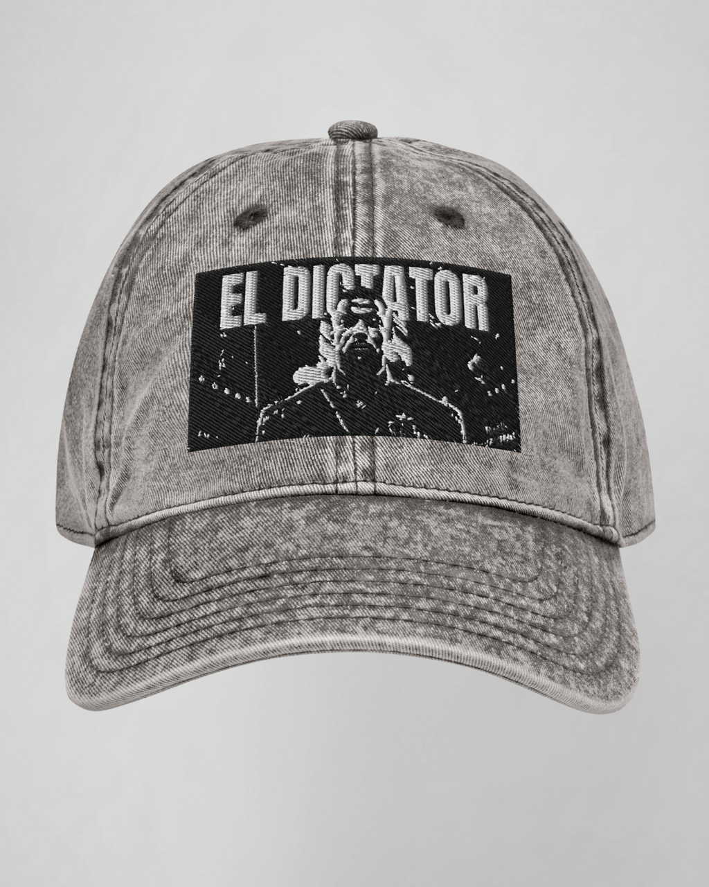 Casquette Vintage - EL DICTATOR - Broderie noir