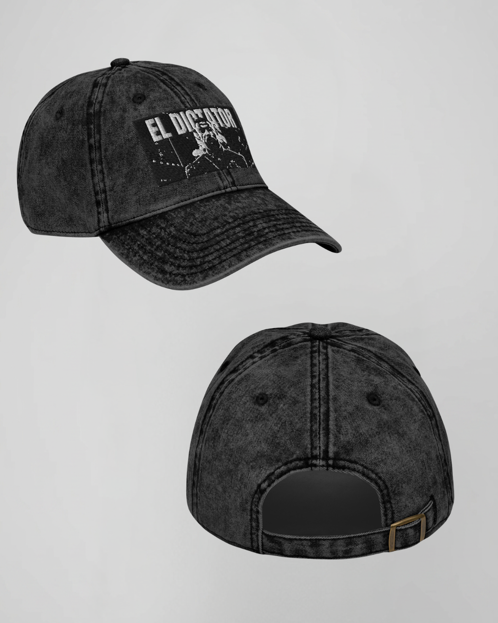 Casquette Vintage - El Dictator Mbappe - Broderie noir