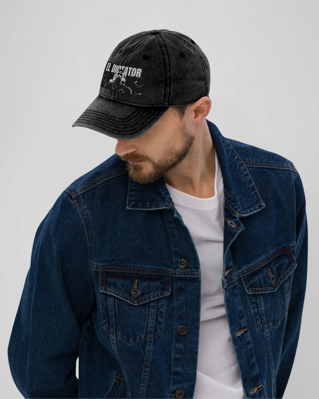 Casquette Vintage - El Dictator Mbappe - Broderie noir