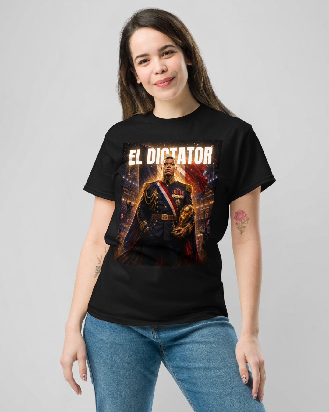 T-shirt DEVANT fond doré