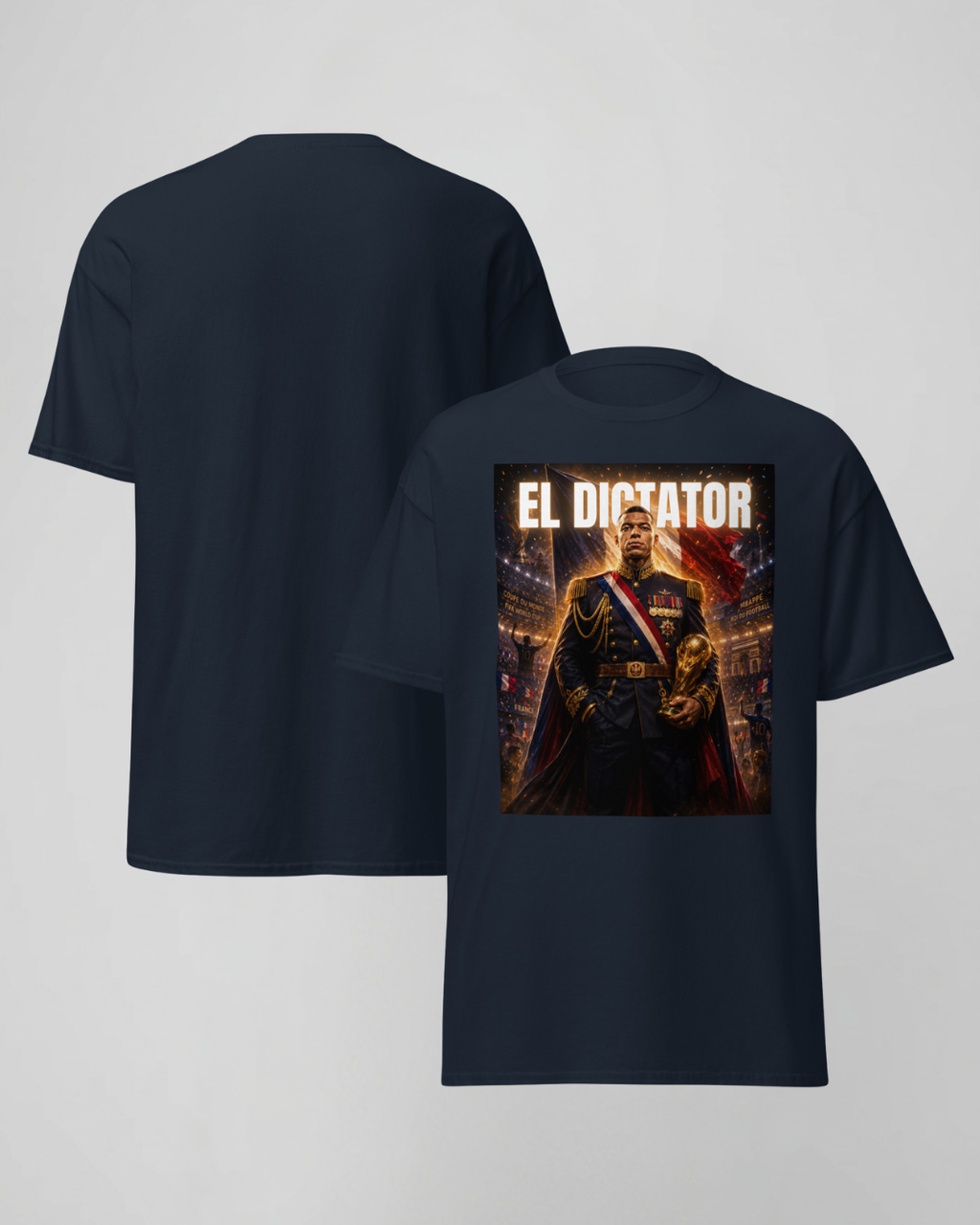 T-shirt DEVANT fond doré